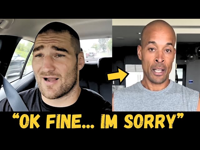 Sean Strickland Apologizes To David Goggins After Fans Go After Him...