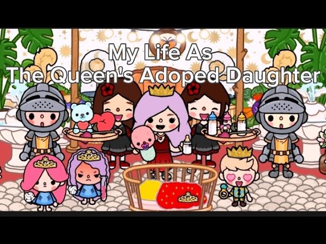 My life as the Queen's adopted daughter👑😱🍼| Toca life sad story❤ | Toca life world| Toca boca