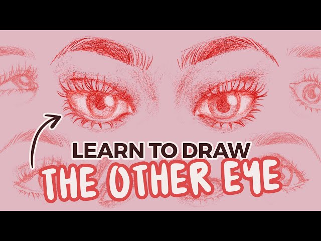 how to draw eyes and eyebrows in different angles and eye shapes | step by step tutorial