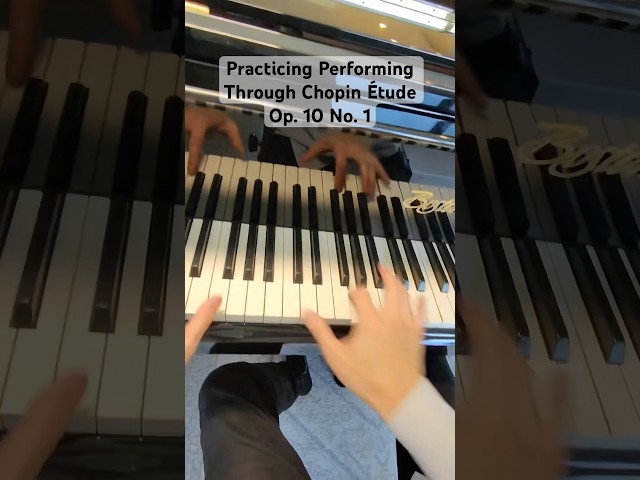 Piano Practice - Chopin Étude Op. 10 No. 1, Performance Practice (2) - 10/31/24 #pianolessonsonline