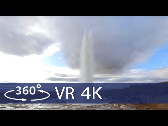 Iceland - Highlight Roadtrip including Geyser in  360 VR