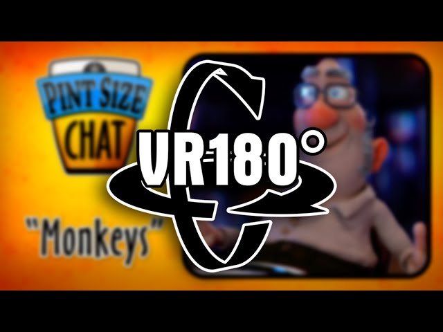 MONKEYS?! VR180 Pint Size Chat. #VR180