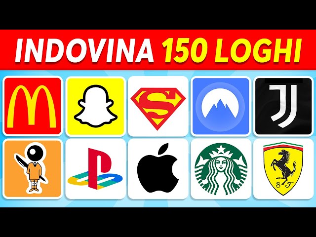 Indovina il Logo in 3 Secondi | 150 Loghi Famosi | Quiz sui Loghi 2024