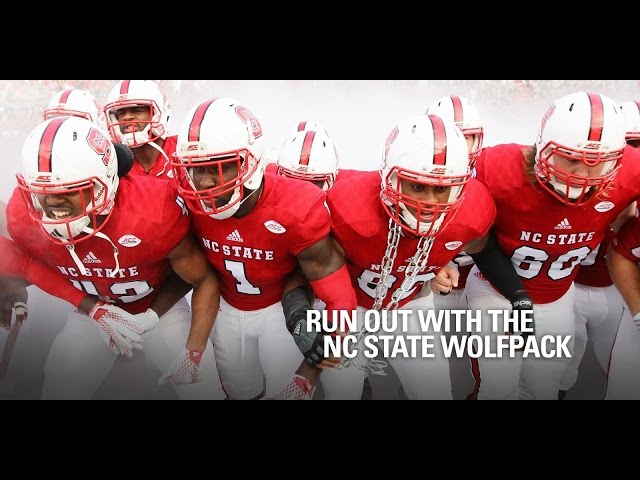 Run Out with the NC State Wolfpack (360 video)