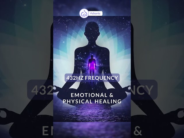 Theta to Delta Waves - 432Hz Frequency, Emotional & Physical Healing #shorts