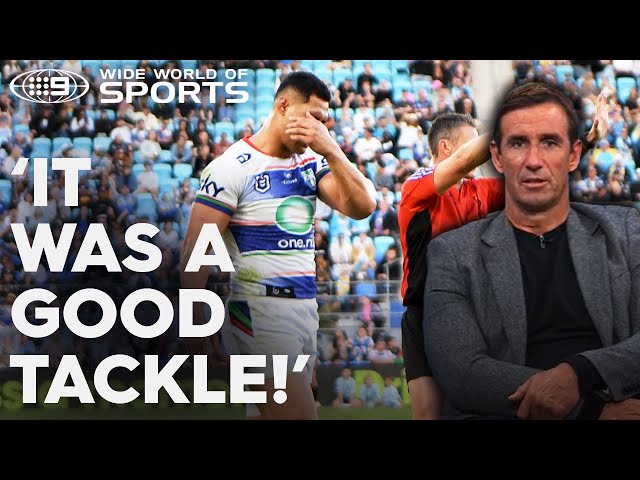 Joey questions Roger Tuivasa-Sheck's sin bin