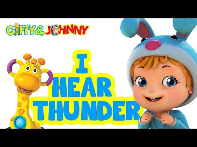 I Hear Thunder Rhyme | Rhymes for Children | Infobells