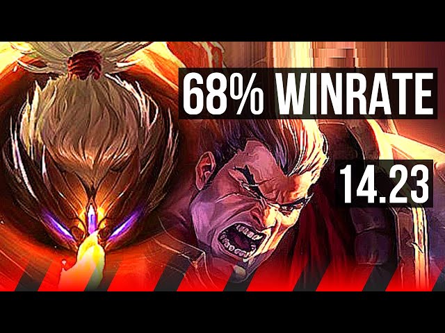 JAX vs DARIUS (TOP) | 68% winrate | KR Diamond | 14.23