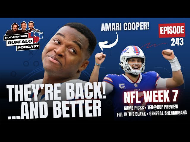 Bills are back! And even better… | Jets recap, Amari Cooper trade, Wk 7 Preview