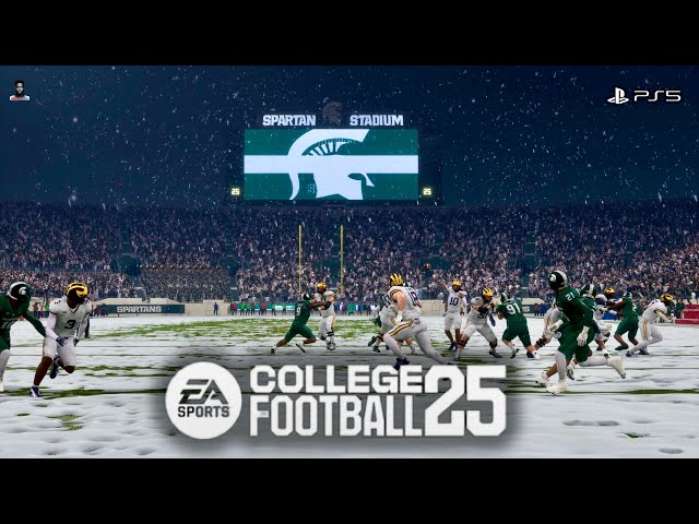 College Football 25: Michigan Wolverines vs. Michigan State Spartans (PS5) (Full Game)