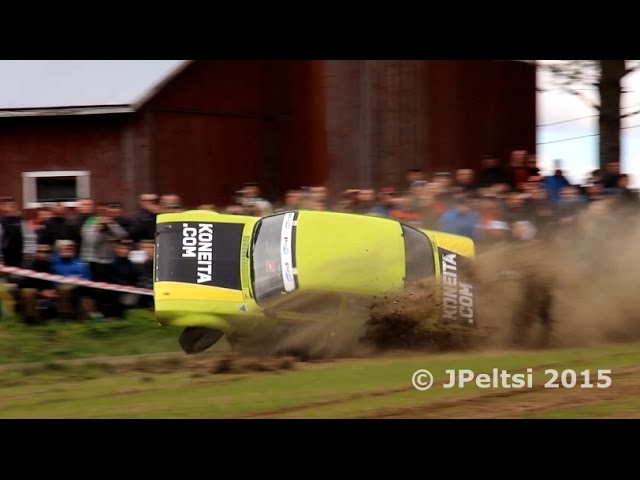 Rallying in Finland 2015 by JPeltsi (crash, action...)