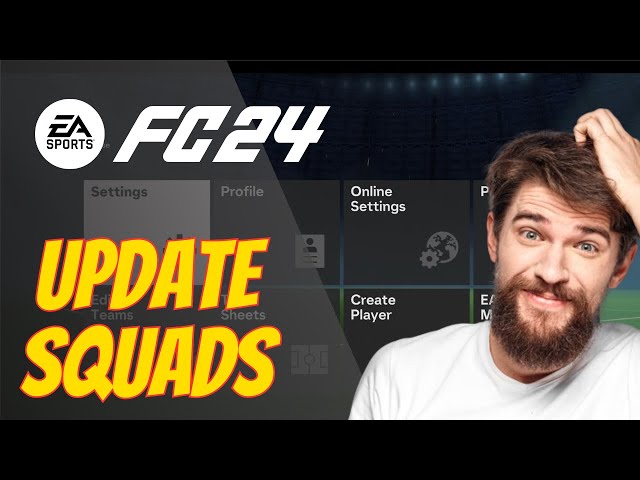 How to UPDATE Squads in FC 24