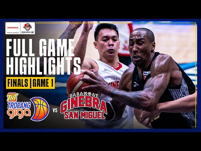 TNT vs. BRGY. GINEBRA | FULL GAME 1 FINALS HIGHLIGHTS | PBA SEASON 49 GOVERNORS' CUP | OCT. 27, 2024