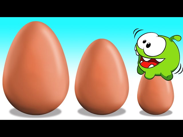 Om Nom Stories: Learn Different Sizes with Surprise Eggs | Best Funny Cartoon for Kids