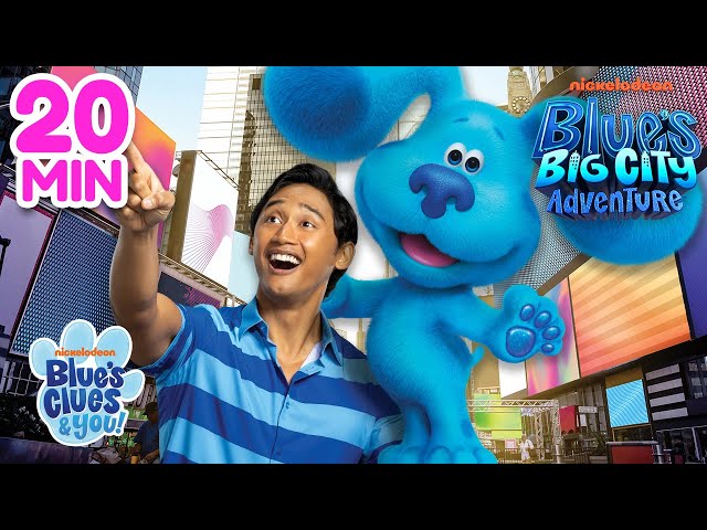 Blue's Big City Adventure Movie Sing Along! | 20 Minute Compilation | Blue's Clues & You!