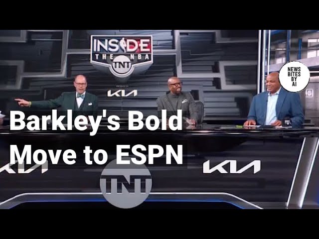 Charles Barkley Leaves Inside the NBA for ESPN