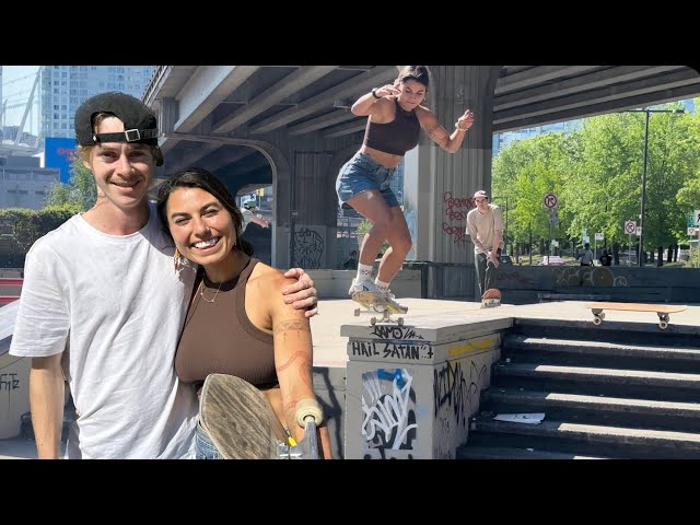 Andy & Val Skating Vancouver @NkaVidsSkateboarding @authenticandyanderson @Valalalaforge