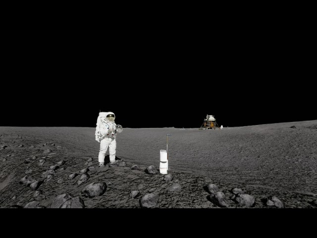 8K 'Google 180' of Neil Armstrong @ the "Little West Crater" in "Excursion: 137 Minutes on the Moon"