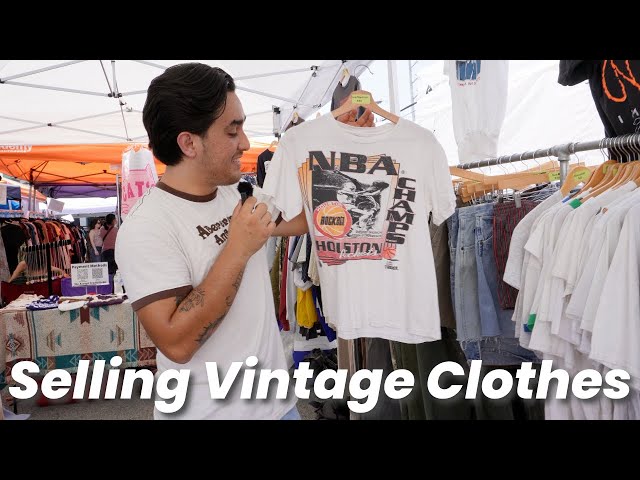 Vending at a Vintage Clothing Market // The Montrose Market