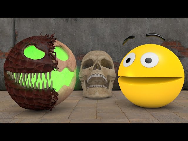 Pacman vs Skull Monster Pac