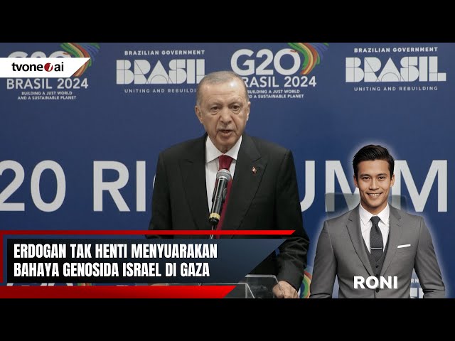 Erdogan Tak Surut Menyurakan Soal Genosida di Gaza