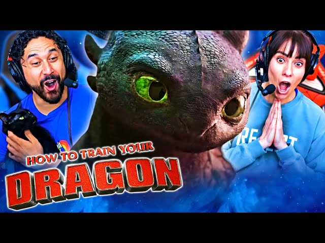 HOW TO TRAIN YOUR DRAGON (LIVE ACTION) TRAILER REACTION!! Gerard Buttler | Toothless | HTTYD