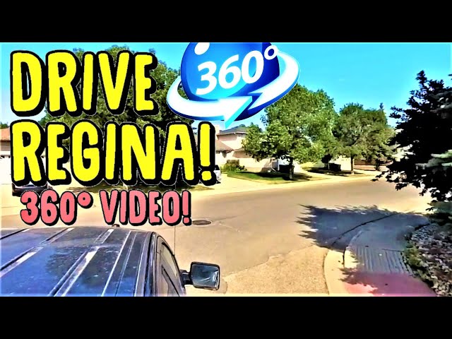 360° VIDEO!!! - DRIVE AROUND REGINA! - Regina SK Canada