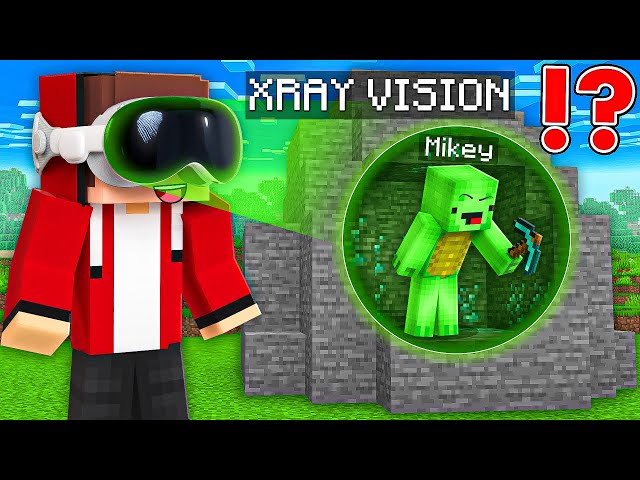 Speedrunner Can USE X-RAY vs Hunter : JJ vs Mikey Battle in Minecraft Challenge Maizen JJ and Mikey