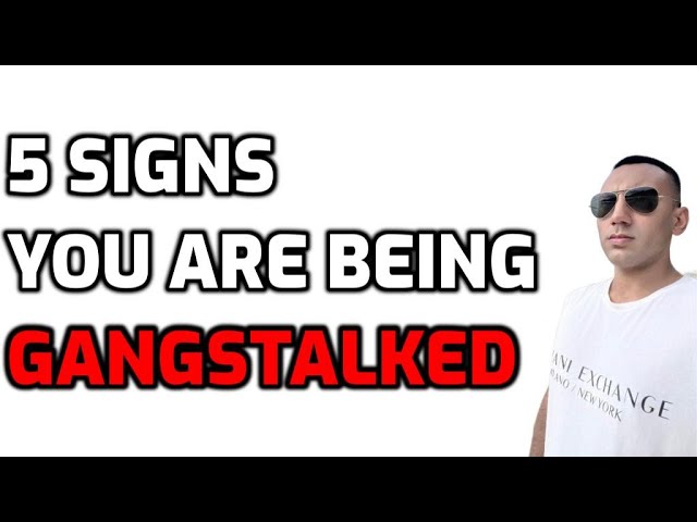 5 Signs You Are Being GANGSTALKED #gangstalking #targetedindividuals