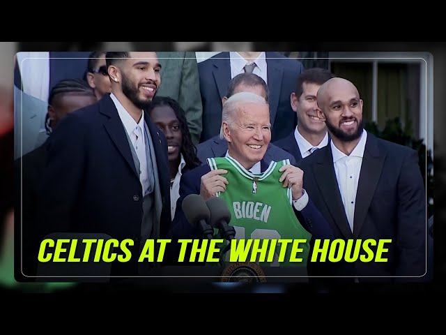 Biden, Boston Celtics celebrate NBA championship at the White House