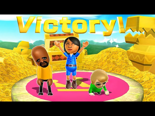 Wii Party BoardGame Island 2 Player - Rihana Vs Ice Cube Vs Stephanie Vs Sakura (Master Difficulty)