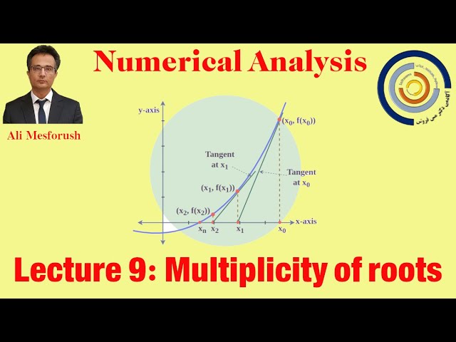 Numerical Analysis Lecture 9: Multiplicity of roots