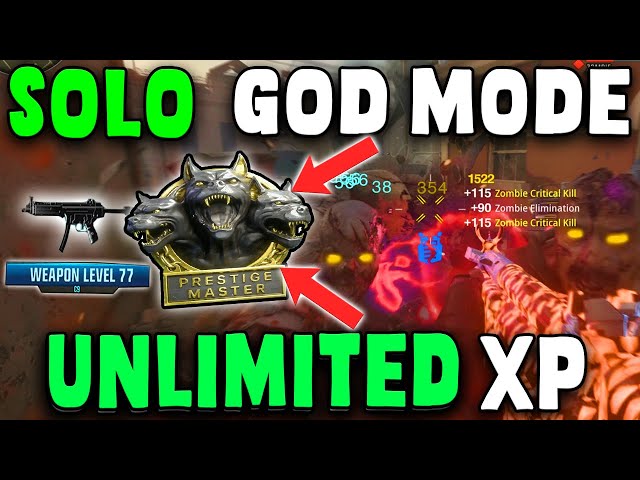 *NEW* SOLO GOD MODE XP GLITCH! BLACK OPS 6 PRESTIGE MASTER GLITCH!