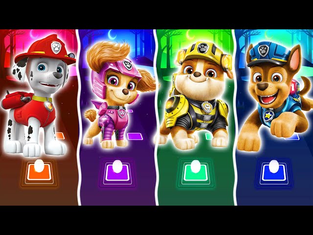 PAW PATROL 🆚 SPONGE BOB 🆚 ODDBODS 🆚 LADY BUG 🆚 COCOMELON 🆚 BABYSHARK | Tiles Hop EDM Rush!