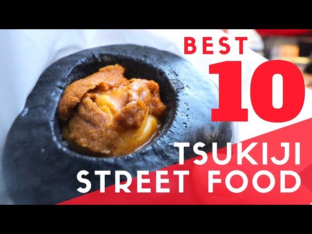 Tokyo Street Food | TOP 10 at Tsukiji Fish Market