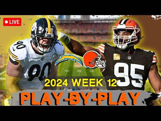 Pittsburgh Steelers at Cleveland Browns BEST play-by-play and REACTIONS! WATCH PARTY!