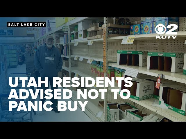 Utah residents advised not to panic buy despite potential rise in grocery prices