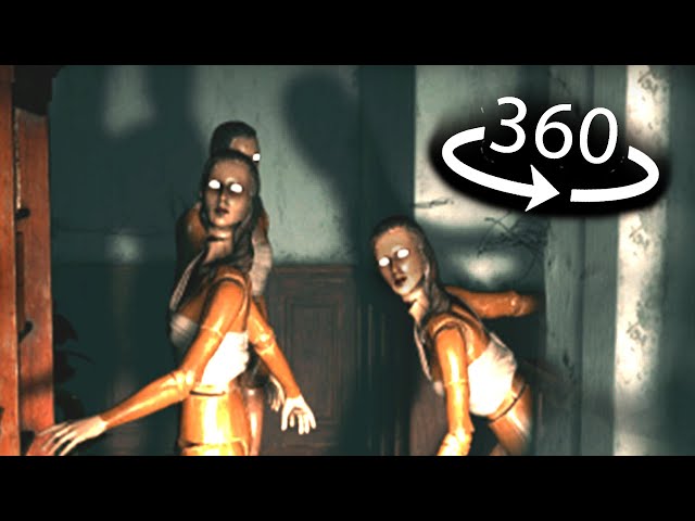 360° VR HORROR - Mannequin DOLLS | Resident Evil