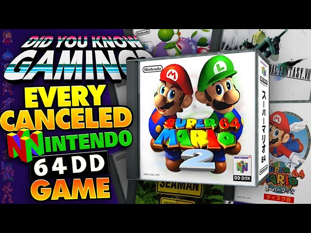 Every Cancelled Nintendo 64DD Game (N64) ft. @hard4games