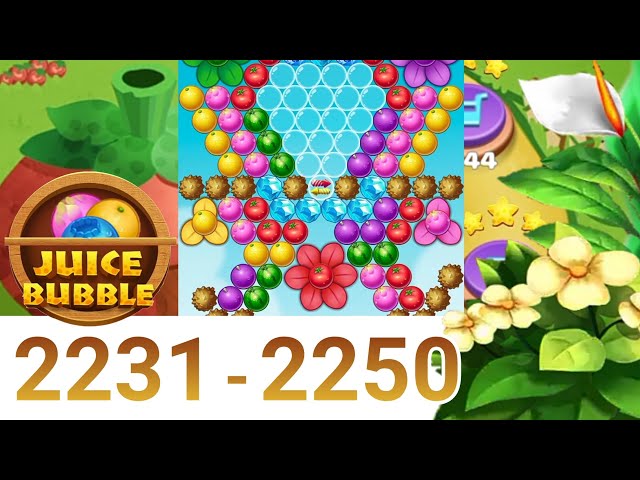 Bubble Shooter | Shoot Bubble Fruit Splash | Level 2231 to 2250 | Fruit Game