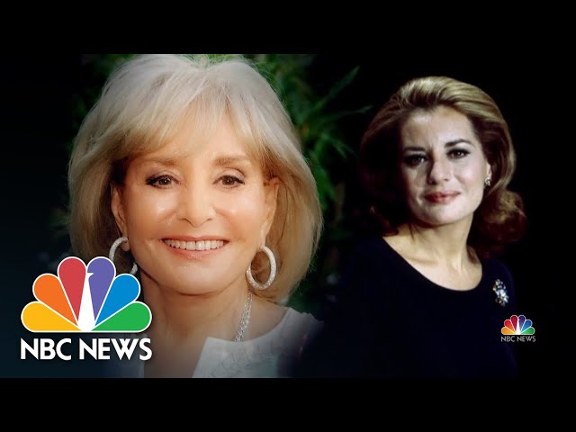 Barbara Walters' legacy as a trailblazing journalist