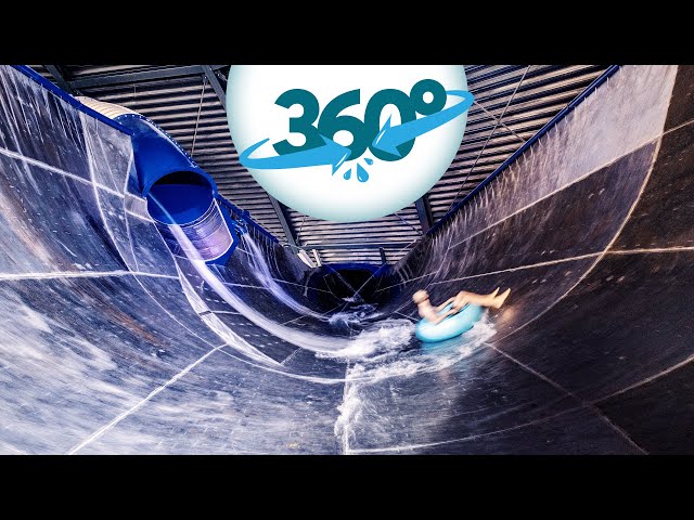 NOW OPEN! Big Bang Water Slide at GALAXY ERDING | 360° VR POV