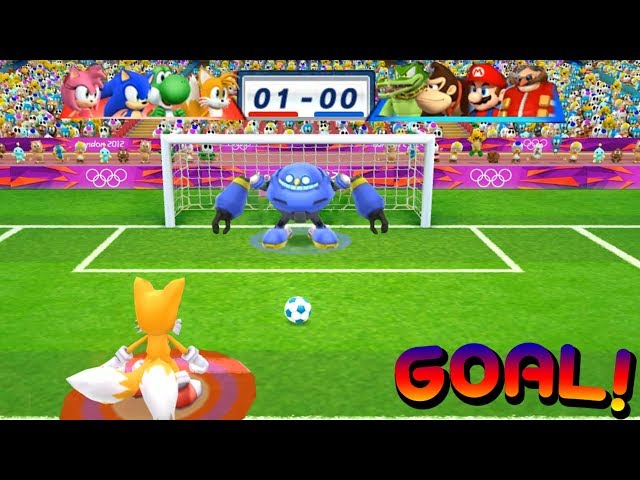 Mario & Sonic At The London 2012 Olympic Games Football #113 With Tails, Yoshi, Sonic, Amy