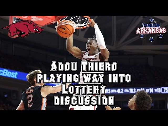 Adou Thiero Playing Way Into Lottery Discussion