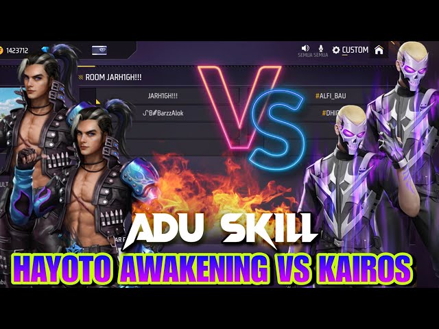 HAYOTO AWAKENING VS KAIROS !! ADU SKILL