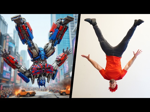 Stunts From Transformers In Real Life (Parkour)