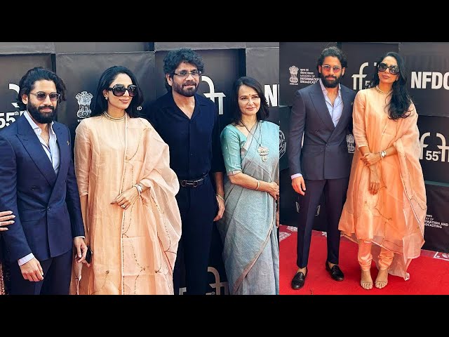 Naga Chaitanya and Sobhita Dhulipala Visuals | #IFFI2024 | Filmyfocus.com