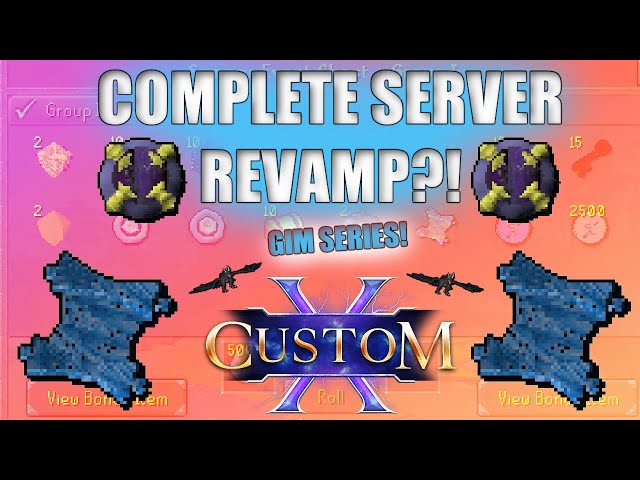 THIS CUSTOM RSPS WILL HAVE YOU HOOKED!! | *FULL* SERVER REVAMP?! (HUGE GIVEAWAYS) - CustomX RSPS