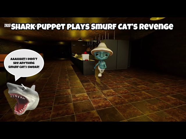 SB Movie: Shark Puppet plays Smurf Cat’s Revenge!