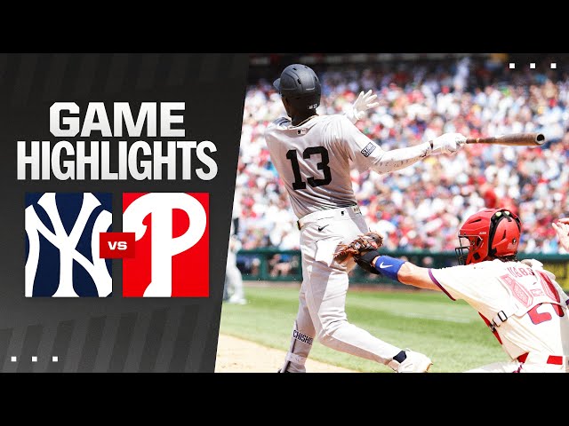 Yankees vs. Phillies Game Highlights (7/31/24) | MLB Highlights